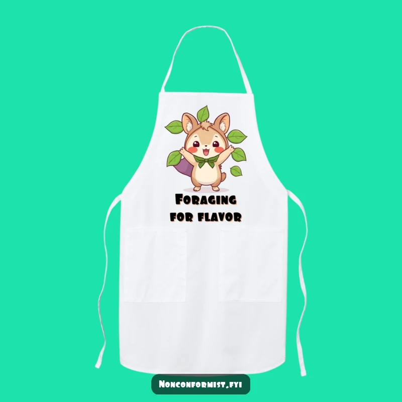 Funny Leaf Cape Animal Apron: Cook with nature's flair, perfect functional gift.
