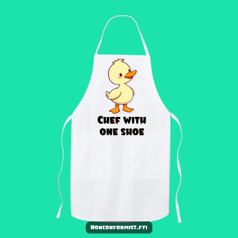 Funny Duck Boot Apron: Cook with Cheerful, Quirky Style