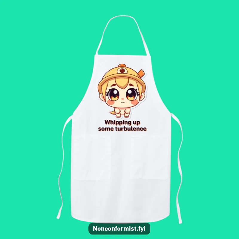 Funny Propeller Hat Explorer Apron: Cook Up Fun with This Curious Character, Great Funny Gift
