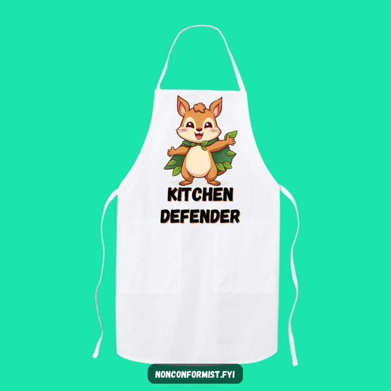Funny Squirrel Apron: Kitchen Leaf Cape, Heroic Fun, Perfect Funny Gift