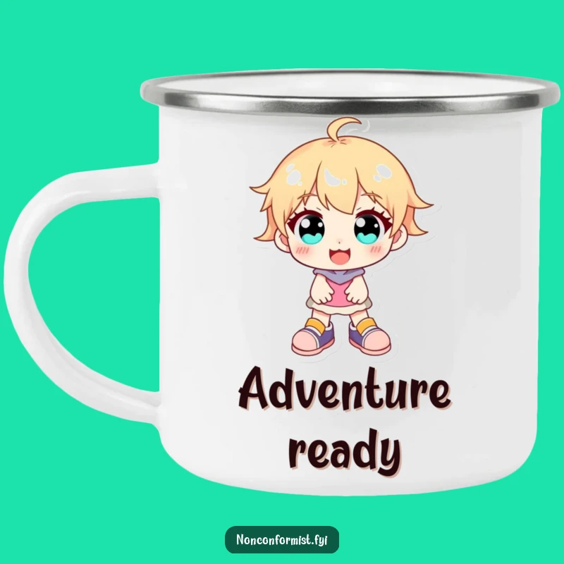 Funny Mismatched Shoes Camping Mug: Adventure with a Smile!