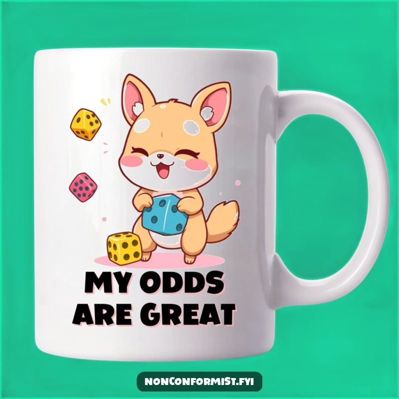 Funny Animal Juggling Dice Mug: A Hilarious Gift for Game Lovers