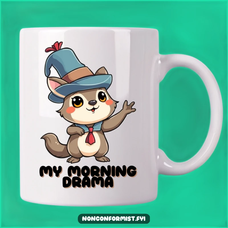 Funny Eccentric Hat Animal Mug: A Dramatic & Hilarious Gift Choice
