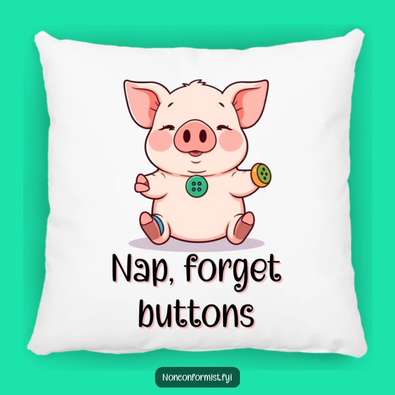 Funny Pig Pillow: Cozy Juggling Companion, Perfect Playful Accent