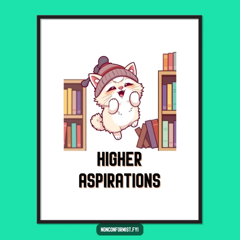 Funny Propeller Cat Digital Art: Instant Feline Fun, a Hilarious Gift Download