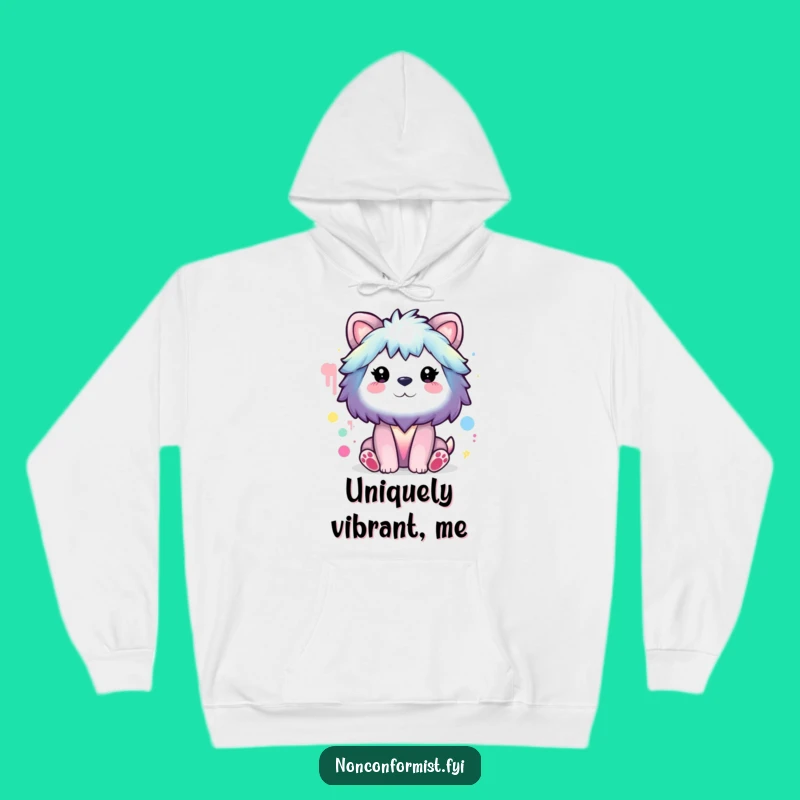 Cozy Funny Animal Rainbow Painter Hoodie: Warmth and Unconventional Creativity