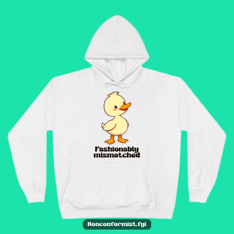Funny Duck Boot Hoodie: Stay Cozy with Cheerful, Quirky Vibes