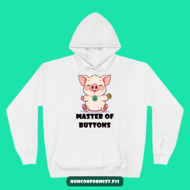 Funny Pig Hoodie: Cozy Juggling Design, Ultimate Funny Gift