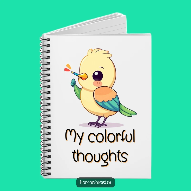Funny Bird Notebook: Journal Your Art, Perfect Creative Gift!
