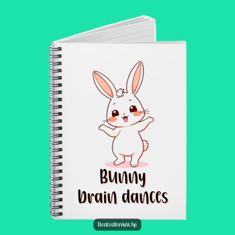 Funny Bunny Dance Notebook - Hilarious Journal for Creative Moves