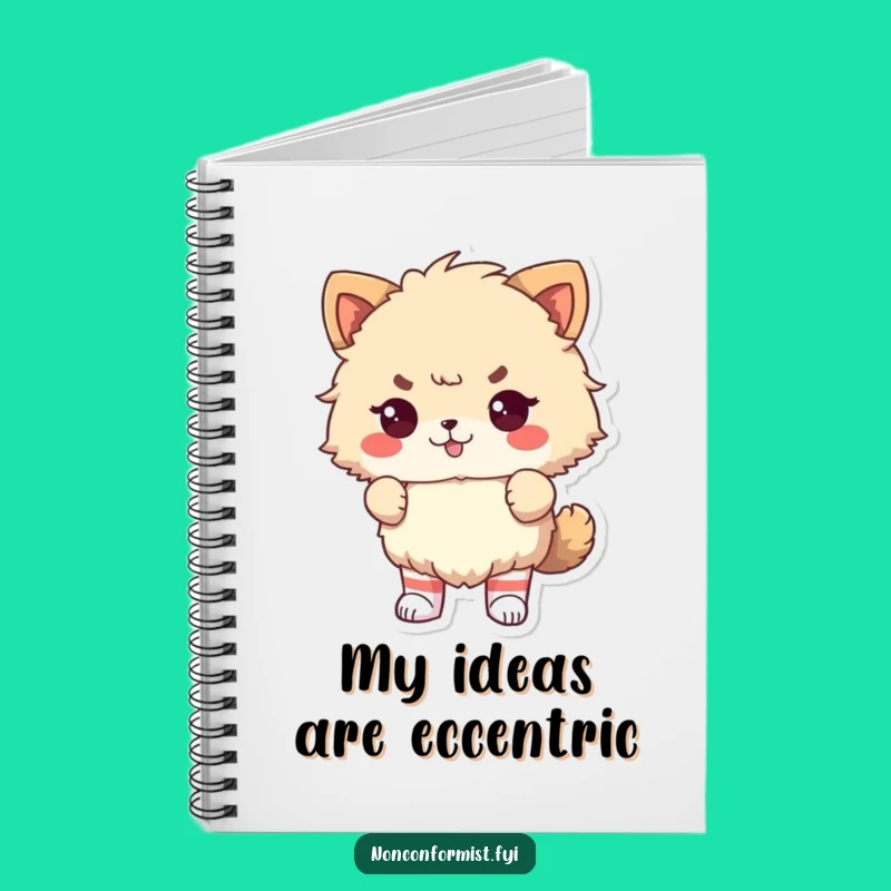 Funny Fluffy Animal Odd Socks Notebook: Jot Down Defiant Ideas