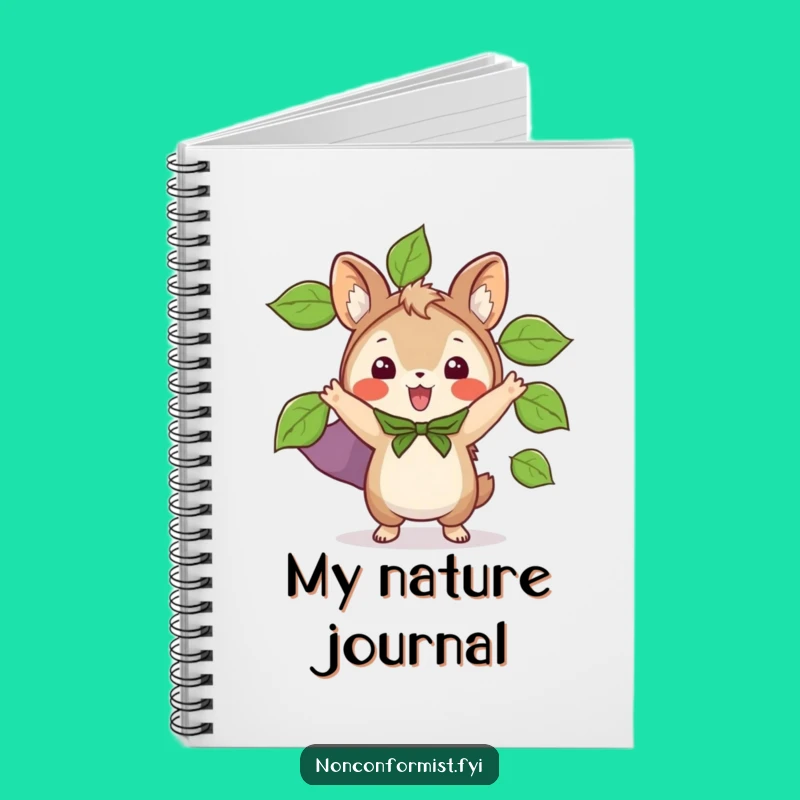 Funny Leaf Cape Animal Notebook: Jot down adventures, unique nature gift.