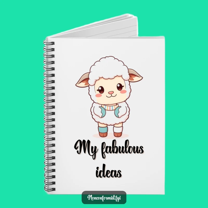 Funny Sassy Sheep Notebook: Jot Down Your Thoughts Funny Gift