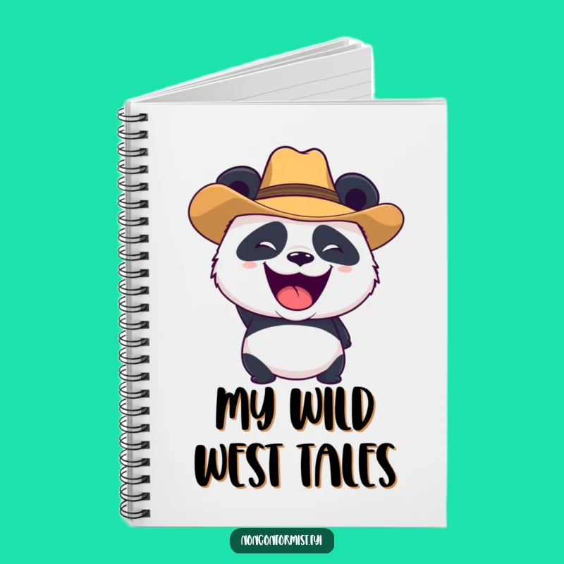 Funny Panda Cowboy Notebook: Roaring Ideas Journal for Wild Adventures