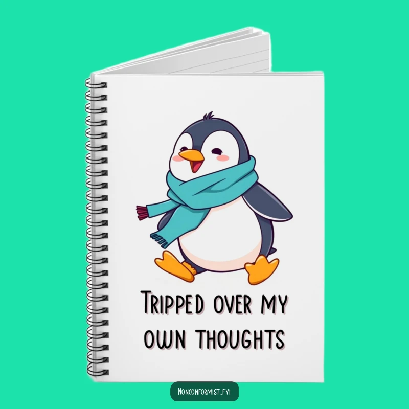 Funny Penguin Scarf Notebook: Hilarious Journaling, Perfect Funny Gift for Note-Takers