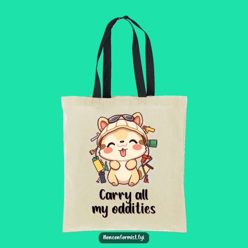 Funny Tongue-Out Builder Tote Bag: Carry Your Creations in Style, Wonderful Funny Gift